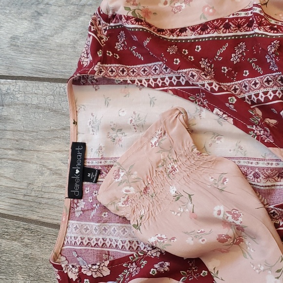 NWOT pink peasant top - Picture 4 of 4